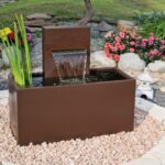 Fontana Nizza colore corten