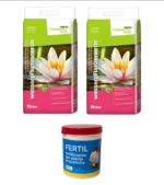 Kit completo di 2 sacchi di terriccio + 1 Fertilizzante per piante acquatiche